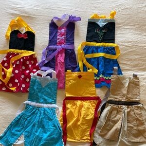 Kids Disney Princess Costume Apron Set
